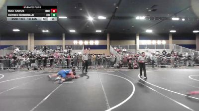 165 lbs Consi Of 32 #1 - Max Ramos, Martin Luther King HS vs Hayden McDonald, Fighting Squirrels WC