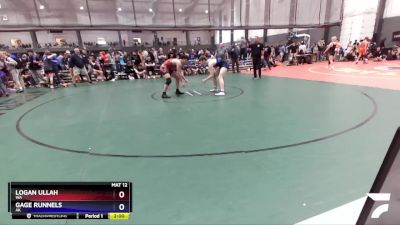 190 lbs Cons. Semi - Logan Ullah, WA vs Gage Runnels, AK