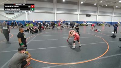 144 lbs 7th Place Match - Jaxon Jorgensen, Unattached vs Marcus Malone, Unattached