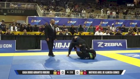 Matheus Ariel De Almeida Gomes vs Kaua Diogo Abrantes Ribeiro 2026 Pan Jiu Jitsu IBJJF Championship
