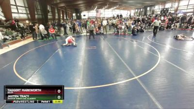 95 lbs Cons. Round 3 - Jaxten Tracy, Aviator Wrestling Academy vs Taggert Markworth, Delta