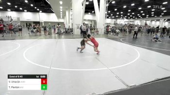61 lbs Consi Of 8 #2 - Victor Urquijo, Juggernaut WC vs Tobias Paxton, Bad Boys Wrestling
