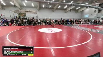 130 lbs Champ. Round 2 - Delahilah Hernandez, Adams City vs Addison Thomas, Kelly Walsh