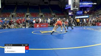 160 lbs Cons 16 #2 - Samuel Bergin, Connecticut vs Adam Ahrendsen, Iowa