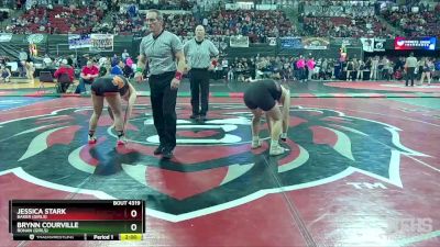 G - 138 lbs Quarterfinal - Brynn Courville, Ronan (Girls) vs Jessica Stark, Baker (Girls)