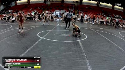 88 lbs Round 3 (8 Team) - Martonio Tomlinson, Lake WC vs Corbin Horner, Silo WC