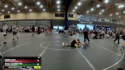 92 lbs Round 6 (8 Team) - Evan Leadbetter, Hanover Hawkeye vs Aiden Nam, Junior Terps Xtreme