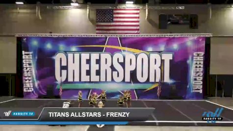 Titans Allstars - frenzy [2022 L1.1 Tiny - PREP Day 1] 2022 CHEERSPORT Hot Springs Classic