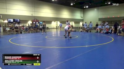 182 lbs Placement Matches (16 Team) - Benjamin Crouse, Tennessee Valley vs Shaun Sandidge, Coastline Red Tide