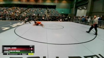 165 lbs 5th Place Match - Juan-Carlos Meza, Calaveras vs Michael James, Central