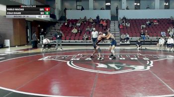 157 lbs Round Of 16 - Pablo Macias, Campbell vs Cole Evans, West Virginia