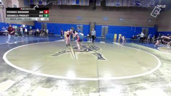 190lbs Cons. Round 5 - Izzabella Fredley, Moses Lake (Girls) vs Phoenix Swanger, Juanita (Girls)