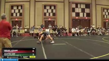 125 lbs Semis & 1st Wrestleback (8 Team) - Scottie Sari, Southern Regional Black vs Miguel Lozano, Prestige Revival
