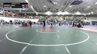 180 lbs Champ. Round 1 - Kimberly Carlin, Colorado Mesa University vs Kenlee Fish, Missouri Baptist University