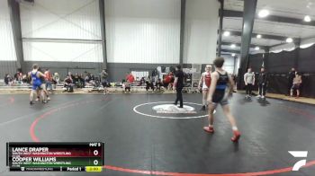 126 lbs Cons. Semi - Lance Draper, South West Washington Wrestling Club vs Cooper Williams, South West Washington Wrestling Club