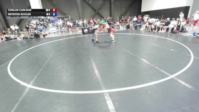 157 lbs Conlan Carlson, Minnesota Blue vs Bryston Scoles, Wisconsin Blue
