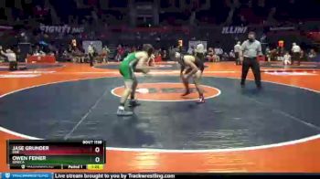 1 lbs Quarterfinal - Owen Feiner, Seneca vs Jase Grunder, Erie