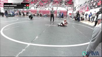 40 lbs Round Of 16 - Jociana Martinez, Tuttle Wrestling vs Bodhi Berens, Blanchard Wrestling Club