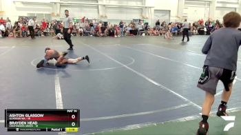 92 lbs Round 1 (6 Team) - Brayden Head, Contenders Green vs Ashton Glasgow, Glasgow WA