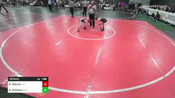 78 lbs Rr Rnd 3 - Nathan Beltran, Top Of The Rock vs Blake Hawkins, Bearcave