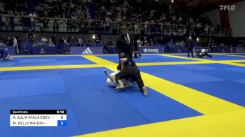 ANA JULIA AYALA ESEVERRI vs MAGGIE KELLY MAHON 2024 European Jiu-Jitsu IBJJF Championship