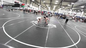144 lbs Quarterfinal - Matthew Bizardie, Chargers WC vs Rusty Snyder, Southwest Hammers