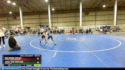 105-115 lbs Round 3 - John Von Der Ehe, Kuna Klub vs Solomon Childs, McCall Wrestling Club