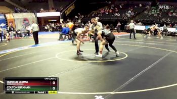 175 Class 2 lbs Cons. Round 2 - Hunter Scoma, Excelsior Springs vs Colton Kirkham, Mid-Buchanan