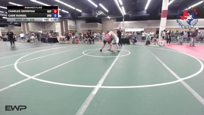 215 lbs Round Of 16 - Charles Ostertag, Best Trained Wrestling vs Cade Rangel, Spartan Mat Club