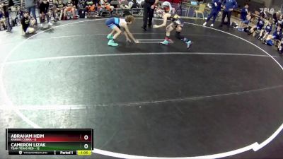 65 lbs Finals (8 Team) - Abraham Heim, Kansas Cobra vs Cameron Lizak, Team Texas Red