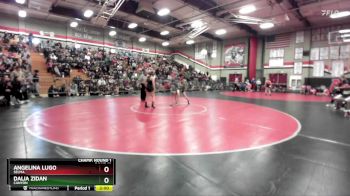 110 lbs Champ. Round 1 - Angelina Lugo, Selma vs Dalia Zidan, Canyon