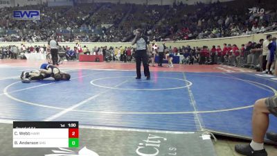 105 lbs Round Of 64 - Chandler Webb, Harrah vs Bentley Anderson, Shawnee Middle School