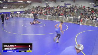 106 lbs 3rd Place Match - Samuel Barton, Roseburg Mat Club vs Kamari Magaña, HotShots Wrestling