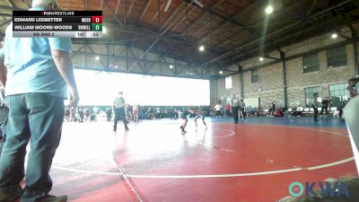 70 lbs Rr Rnd 2 - Edward Ledbetter, Muskogee Rougher Youth Wrestling vs William Moore-Woods, Division Bell Wrestling