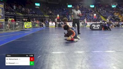 70 lbs Consy 1 - Wes Melocheck, Tri Valley vs Bryce Stewart, Union