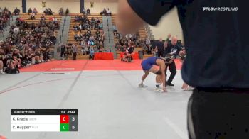 152 lbs Quarterfinal - Kyler Kradle, Glenbard North vs Carter Huppert, Ellsworth High School