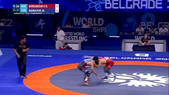 57 kg Qualif. - Bekbolot Myrzanazar Uulu, Kyrgyzstan vs Muhammet Karavus, Turkey