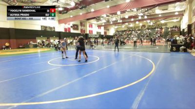 105 lbs Semifinal - Alyssa Prado, Mayfair vs Yocelyn Sandoval, Shadow Hills