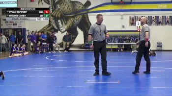 132 lbs Cons. Round 1 - Tristan Lorey, Grinnell vs Rylan Toppert, Camanche
