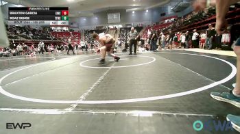 160 lbs Consolation - Braxton Garcia, Eufaula Ironheads Wrestling Club vs Boaz Senge, Team Tulsa Wrestling Club