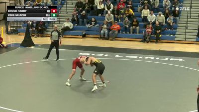 141 lbs Finals (2 Team) - Brock Hardy, Nebraska vs Zeke Seltzer, Missouri