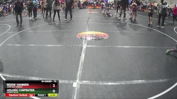 70 lbs Cons. Semi - Holden Carpenter, Legacy Elite vs Riddik VanBeek, Cane Bay Cobras