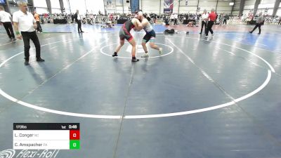 170 lbs Consi Of 16 #2 - Lucas Conger, NC vs Chase Amspacher, PA