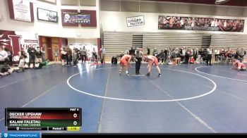 125 lbs 1st Place Match - Decker Upshaw, American Fork Cavemen vs Kalani Faletau, American Fork Cavemen
