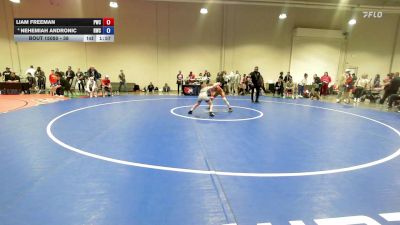 38 lbs Champ. Round 1 - Liam Freeman, Pinnacle Wrestling Club vs Nehemiah Andronic, Rochelle Wrestling Club