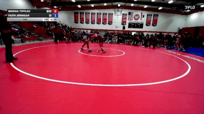 145 lbs Finals (8 Team) - Faith Jernigan, Cerritos College vs Manaia Tofilau, Mt. San Antonio College