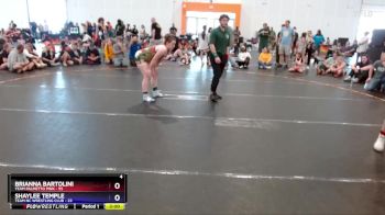175 lbs Round 1 (4 Team) - Brianna Bartolini, Team Palmetto Pink vs Shaylee Temple, Team NC Wrestling Club
