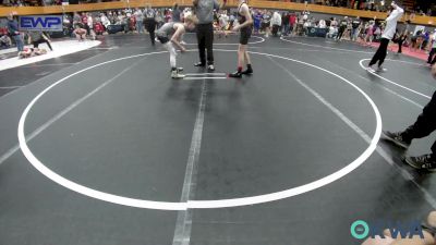 98 lbs Rr Rnd 3 - Payten Morris, Mustang Bronco Wrestling Club vs Jackson McCurley, Norman Grappling Club