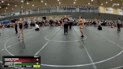 96 lbs Round 1 - Mason Pitzen, Kardiac Kidz vs Cannon Griffith, Rangers WC