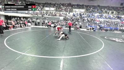 175 lbs Liam Crook, Kaukauna vs Josiah Kulmaczewski, Holmen